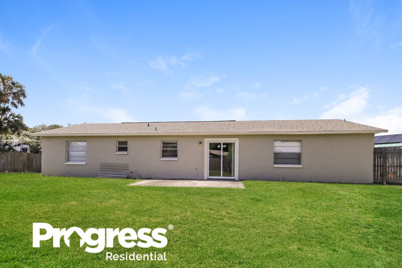 2,900/Mo, 3837 Stonemont Dr Cocoa, FL 32926 Rear View