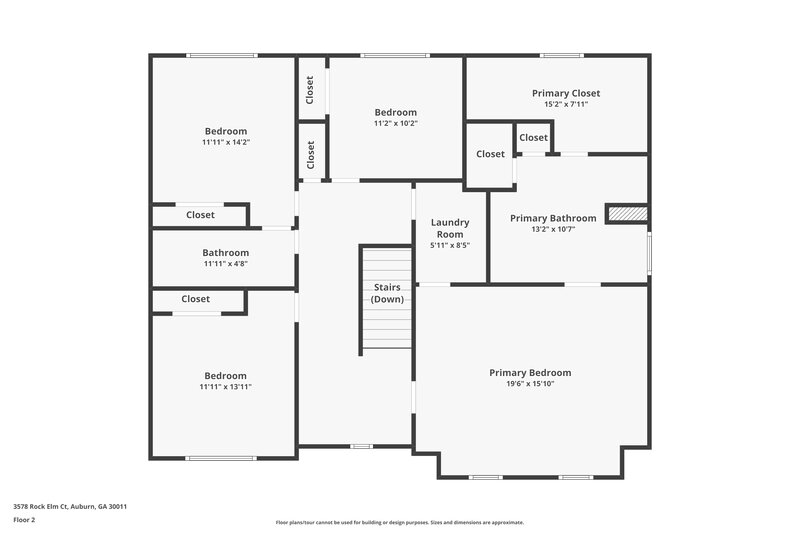 2,020/Mo, 3578 Rock Elm Ct Auburn, GA 30011 Floor Plan View 2
