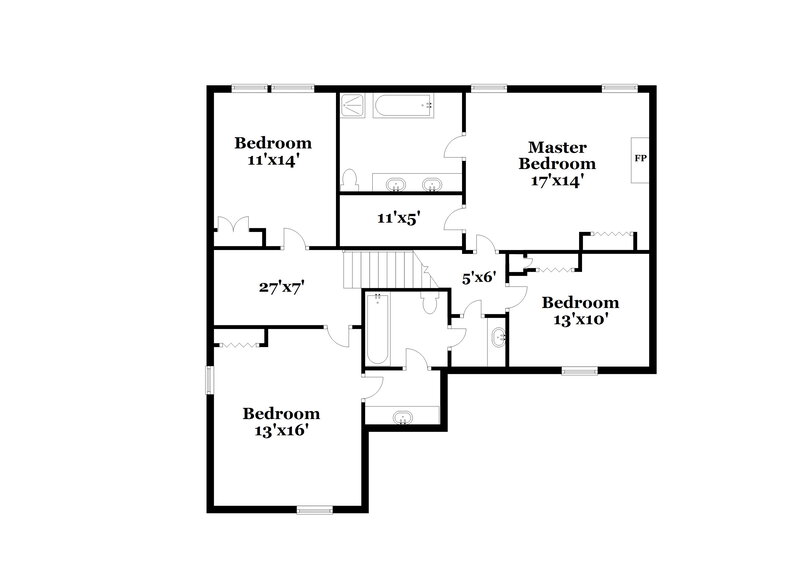 3,015/Mo, 6020 W Rosie Ln SE Mableton, GA 30126 Floor Plan View