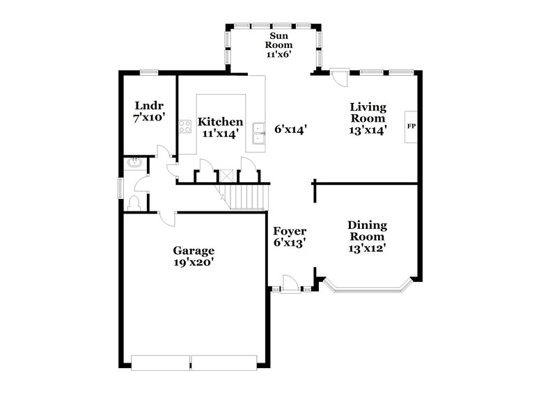 3,015/Mo, 6020 W Rosie Ln SE Mableton, GA 30126 Floor Plan View 2
