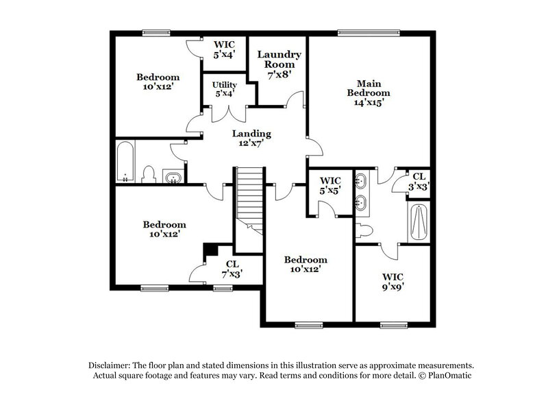 2,055/Mo, 188 Fields Xing Dallas, GA 30132 Floor Plan View 2