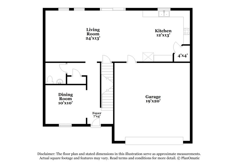 2,055/Mo, 222 Fields Xing Dallas, GA 30132 Floor Plan View