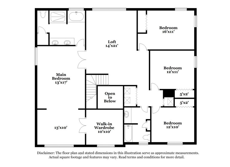 2,350/Mo, 5080 Fieldstone View Cir Cumming, GA 30028 Floorplan View 2