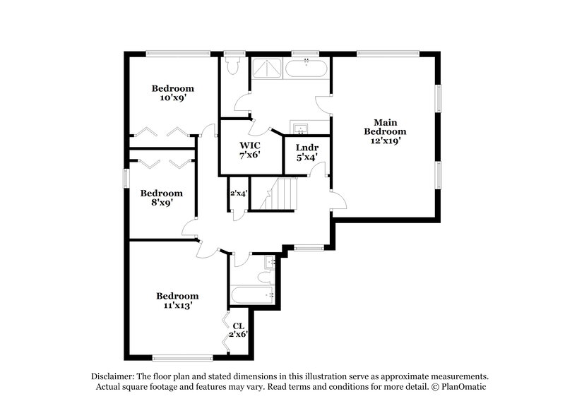 2,260/Mo, 2574 Walter Way Stockbridge, GA 30281 Floorplan View 2