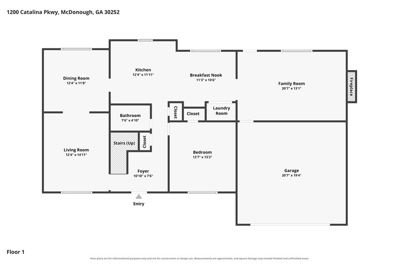 2,295/Mo, 1200 Catalina Pkwy McDonough, GA 30252 Floor Plan View