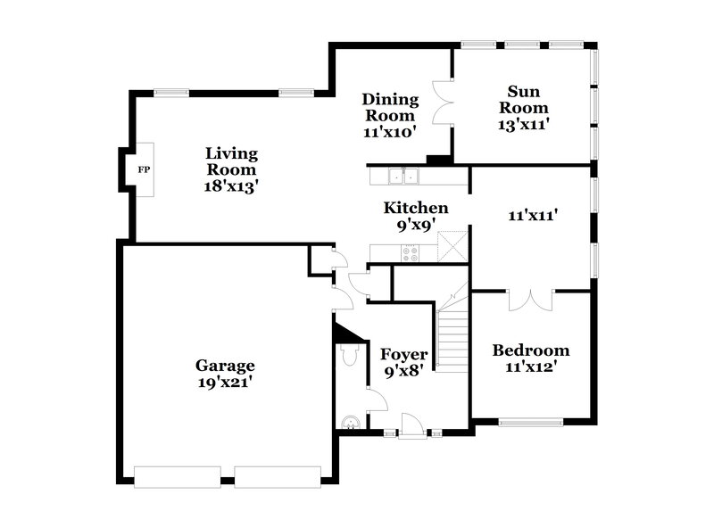 3,570/Mo, 3602 Bancroft Main NW Kennesaw, GA 30144 Floor Plan View 2