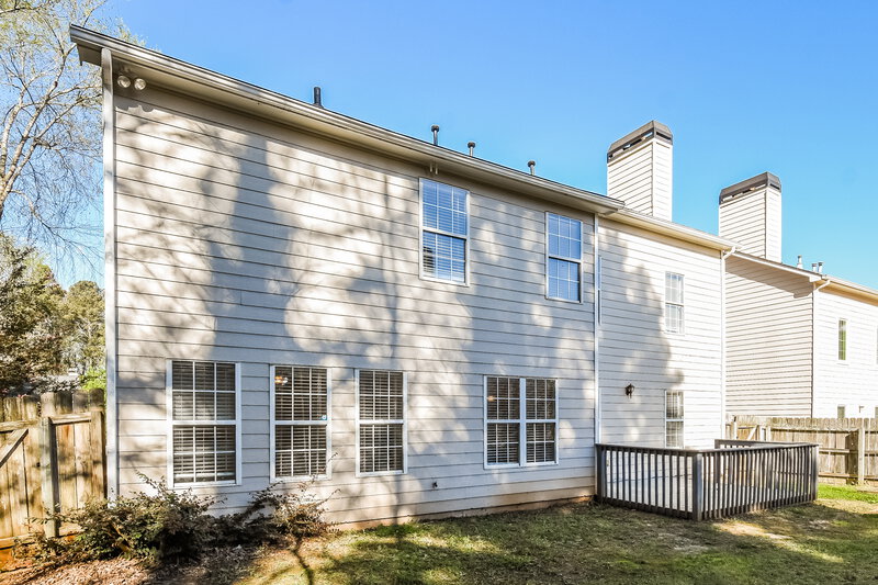 2,615/Mo, 3602 Bancroft Main NW Kennesaw, GA 30144 Rear View