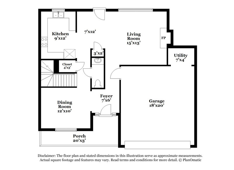 3,030/Mo, 6933 Grand Hickory Dr Braselton, GA 30517 Floor Plan View 2