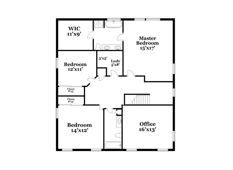 2,860/Mo, 176 Parkmont Way Dallas, GA 30132 Floor Plan View