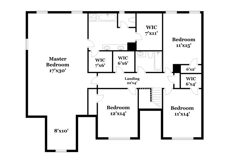 3,300/Mo, 369 Kentwood Springs Dr Hampton, GA 30228 Floor Plan View 2