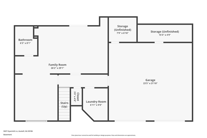 2,285/Mo, 5027 Hyacinth Ln Austell, GA 30106 Floor Plan View