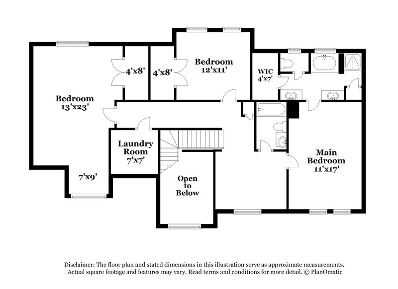 2,295/Mo, 9312 Scarlett Dr SW Covington, GA 30014 Floorplan View 2