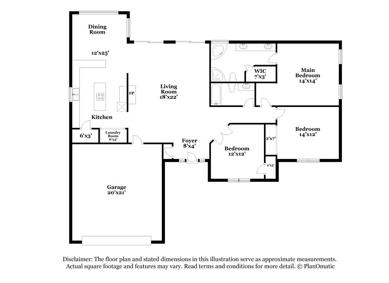 1,760/Mo, 4165 Golfview Dr Villa Rica, GA 30180 Floor Plan View