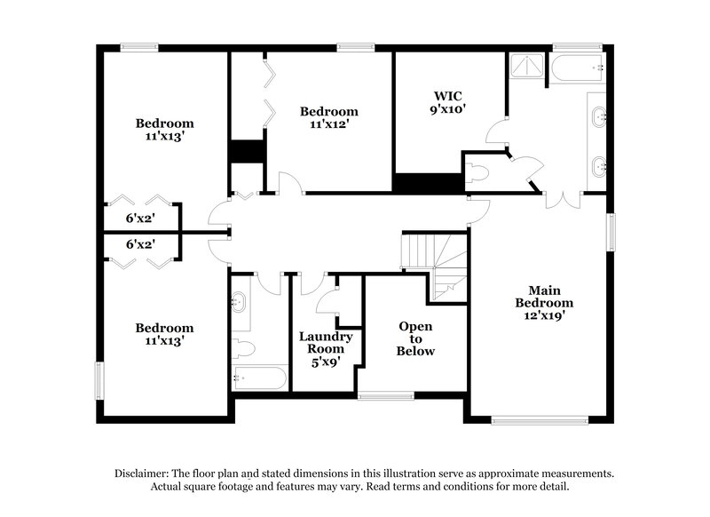2,510/Mo, 3130 Kirkwood Dr NW Kennesaw, GA 30144 Floor Plan View