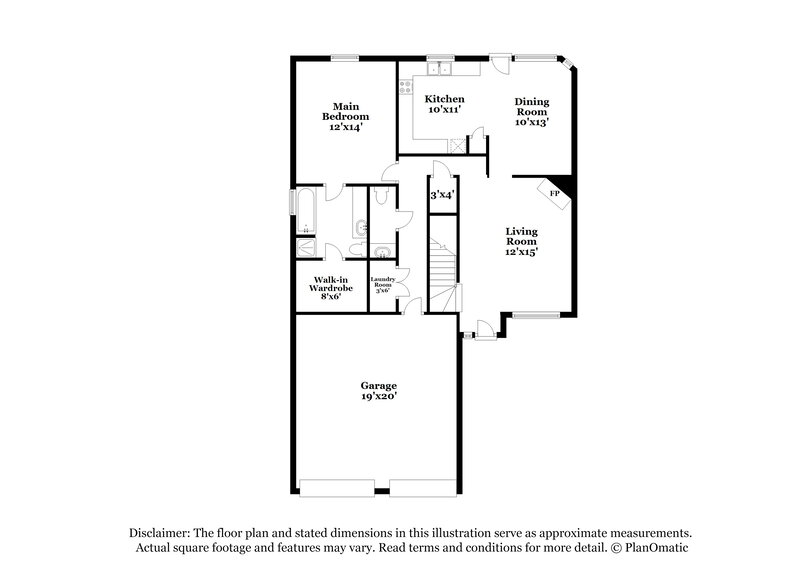 2,070/Mo, 2843 Warhorse Pl Douglasville, GA 30135 Floorplan View