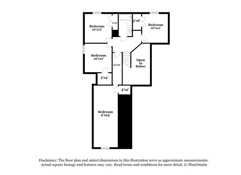 2,070/Mo, 2843 Warhorse Pl Douglasville, GA 30135 Floorplan View 2