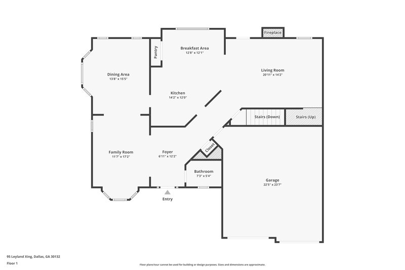 2,390/Mo, 95 Leyland Crossing Dallas, GA 30132 Floor Plan View 2