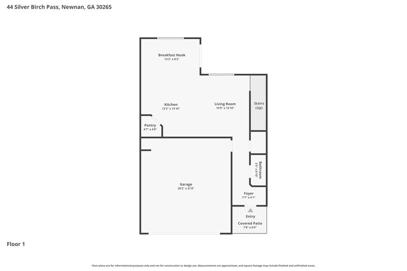 2,225/Mo, 44 Silver Birch Pass Newnan, GA 30265 Floor Plan View