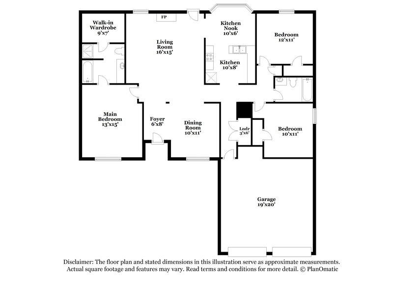 2,660/Mo, 4176 Green Field Dr Douglasville, GA 30135 Floor Plan View