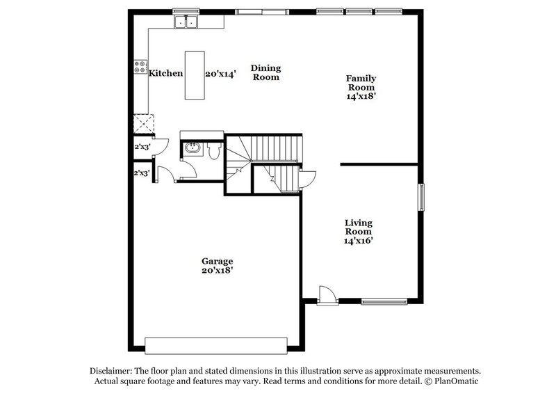 1,870/Mo, 1197 Andrews Dr Lithia Springs, GA 30122 Floorplan View