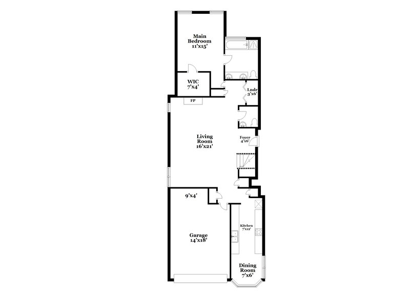 2,180/Mo, 3998 Oak Glenn Dr Duluth, GA 30096 Floor Plan View