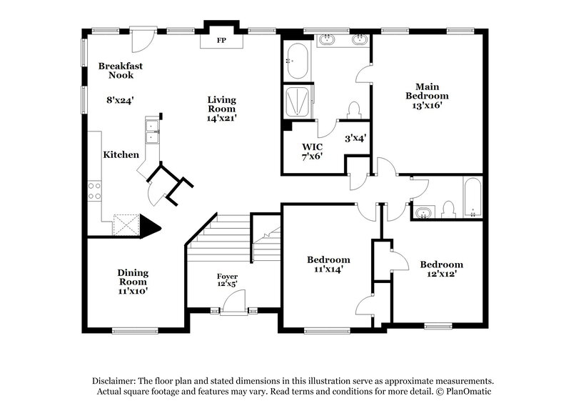 2,185/Mo, 4331 Singletree Dr Douglasville, GA 30135 Floor Plan View 2