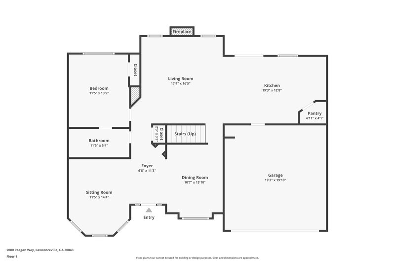 2,815/Mo, 2080 Raegan Way Lawrenceville, GA 30043 Floor Plan View