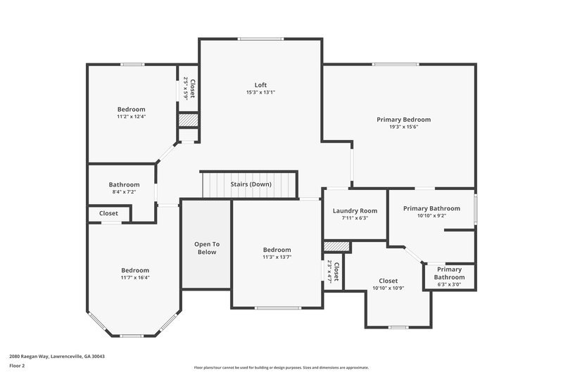 2,815/Mo, 2080 Raegan Way Lawrenceville, GA 30043 Floor Plan View 2