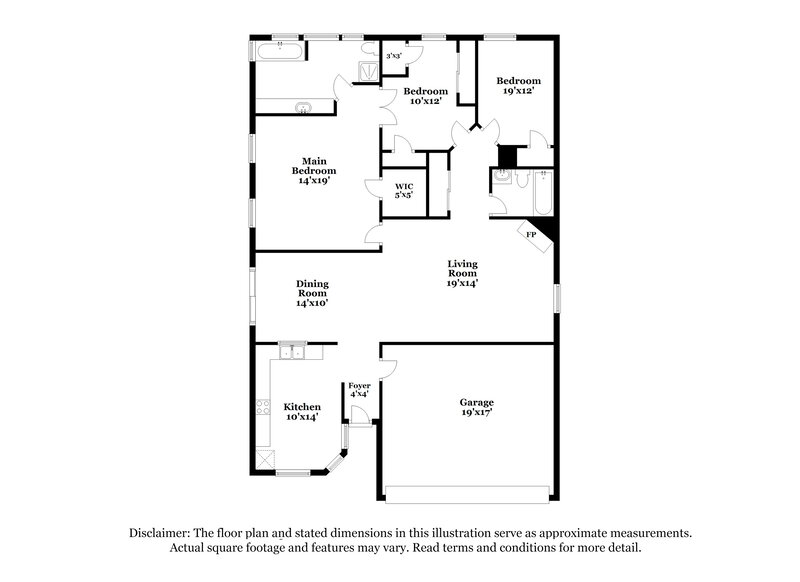 2,095/Mo, 4008 Sidney Lanier Blvd Duluth, GA 30097 Floor Plan View