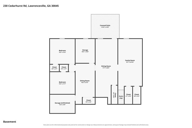 2,345/Mo, 230 Cedarhurst Rd Lawrenceville, GA 30045 Floor Plan View