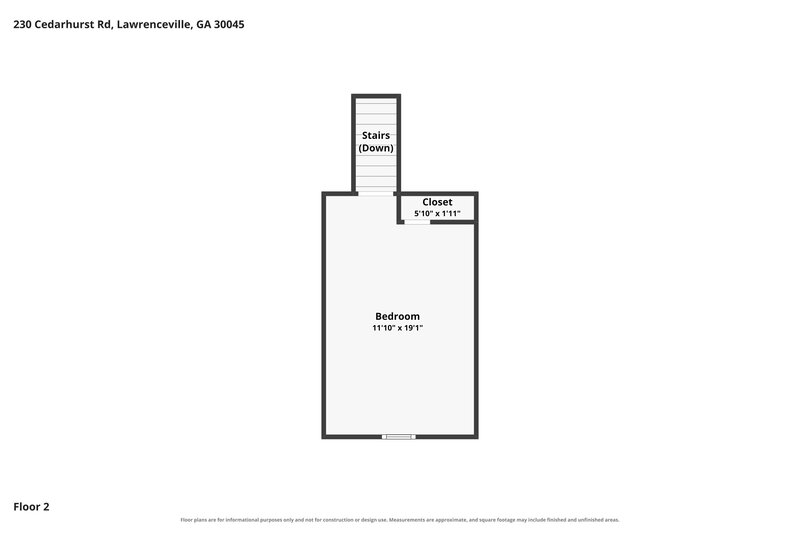 2,345/Mo, 230 Cedarhurst Rd Lawrenceville, GA 30045 Floor Plan View 3