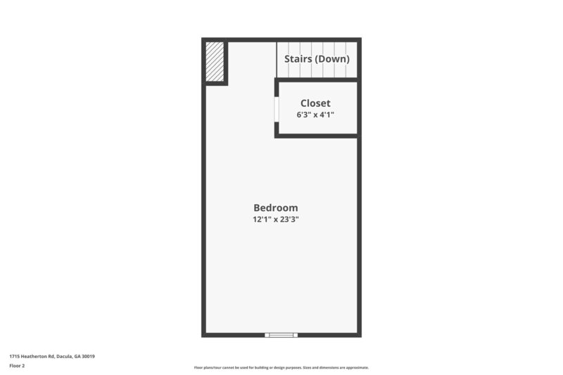 1,885/Mo, 1715 Heatherton Rd Dacula, GA 30019 Floorplan View 2