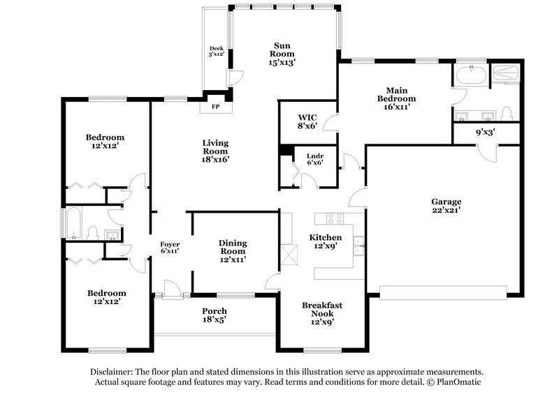1,930/Mo, 120 Brookhaven Ln McDonough, GA 30253 Floor Plan View