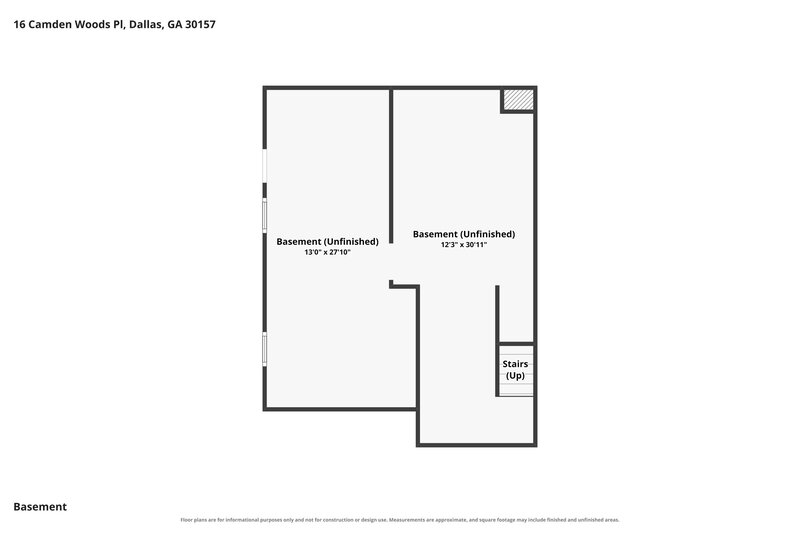 1,870/Mo, 16 Camden Woods Pl Dallas, GA 30157 Floor Plan View