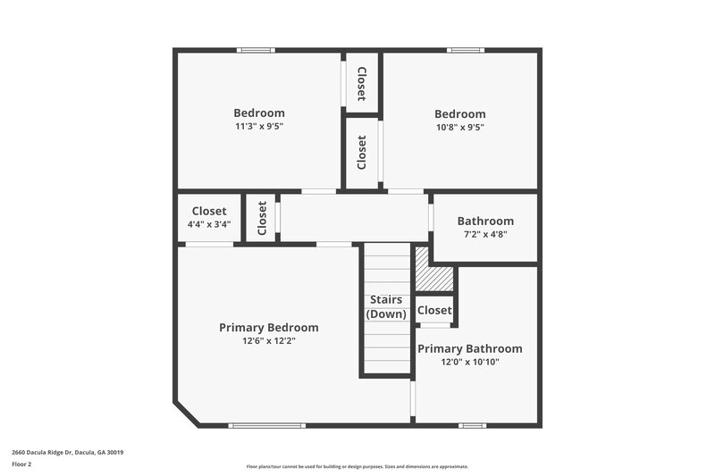 1,730/Mo, 2660 Dacula Ridge Dr Dacula, GA 30019 Floor Plan View 2