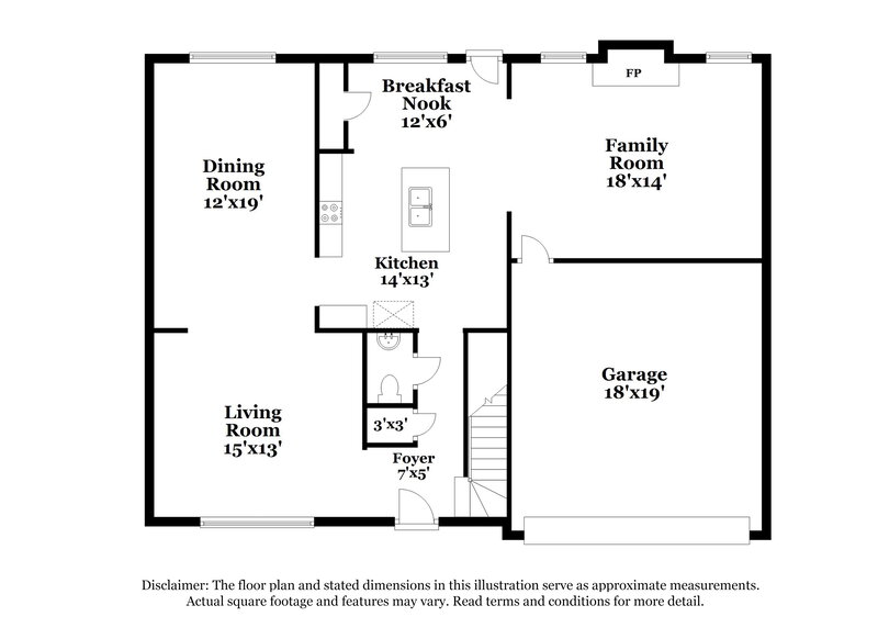 2,455/Mo, 771 Helm Ln NW Kennesaw, GA 30144 Floor Plan View