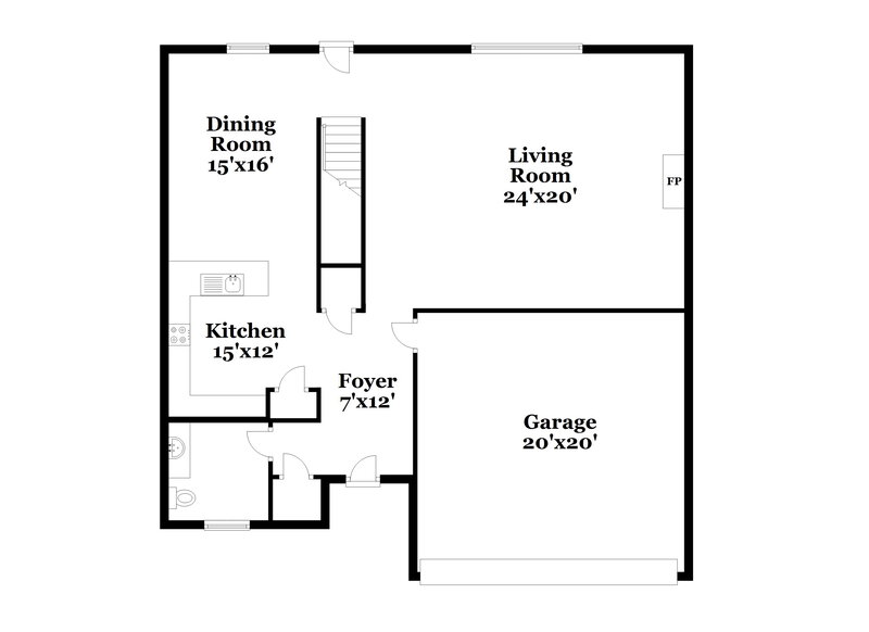 2,230/Mo, 787 Helm Ln NW Kennesaw, GA 30144 Floor Plan View 2
