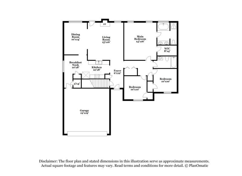 1,945/Mo, 105 Kayla Ct Griffin, GA 30223 Floor Plan View