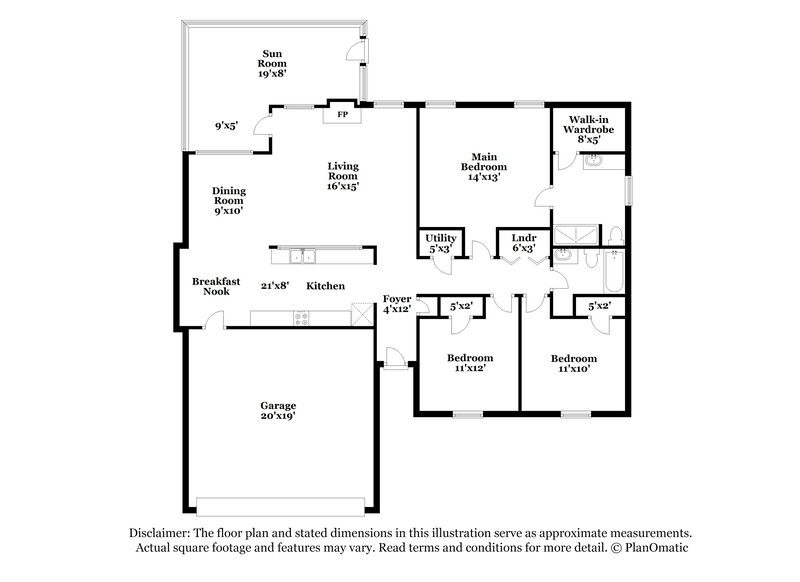 2,030/Mo, 1009 Braddock Cir Woodstock, GA 30189 Floor Plan View