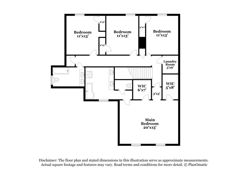 1,870/Mo, 444 Clematis Ct Temple, GA 30179 Floor Plan View 2
