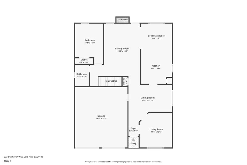 2,350/Mo, 323 Oakhaven Way Villa Rica, GA 30180 Floor Plan View