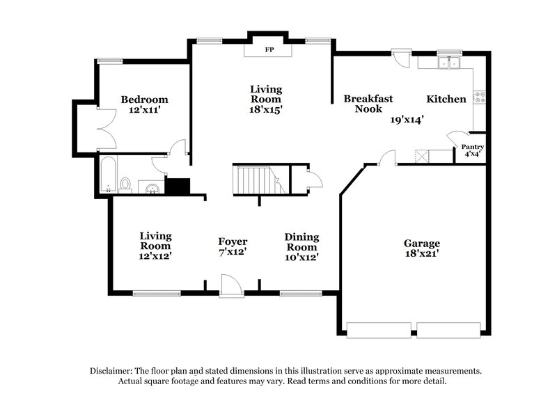 2,060/Mo, 20 Butterfly Way Covington, GA 30016 Floorplan View