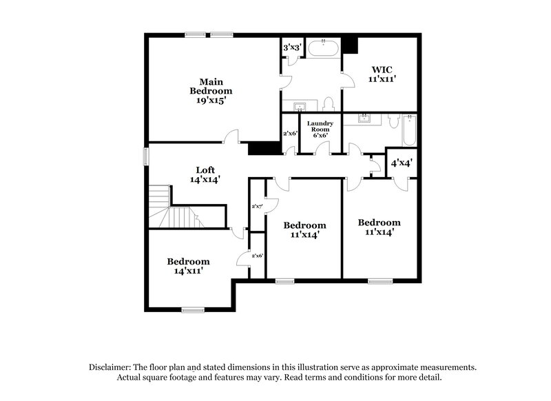 3,220/Mo, 1083 Coldwater Dr Griffin, GA 30224 Floor Plan View