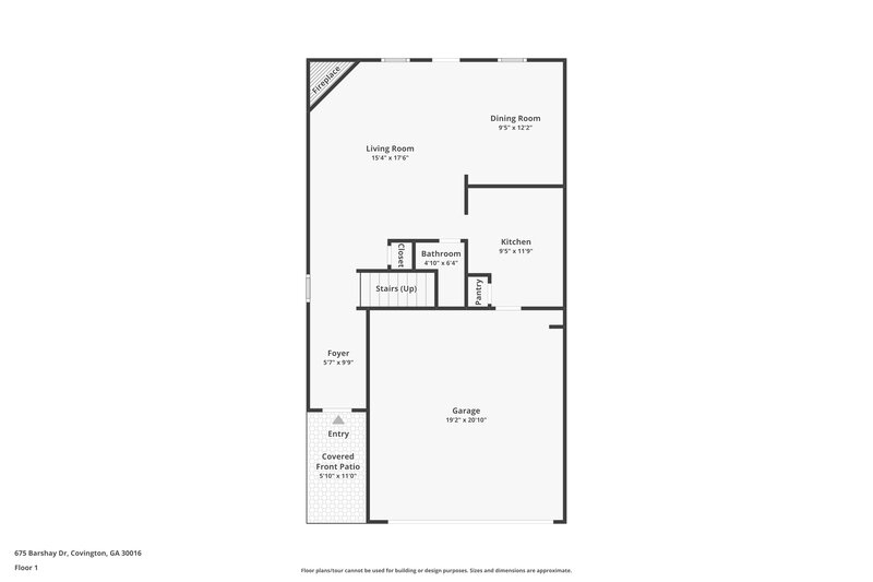 1,795/Mo, 675 Barshay Dr Covington, GA 30016 Floor Plan View