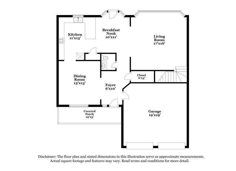 2,120/Mo, 41 Darbys Run Dr Hiram, GA 30141 Floor Plan View
