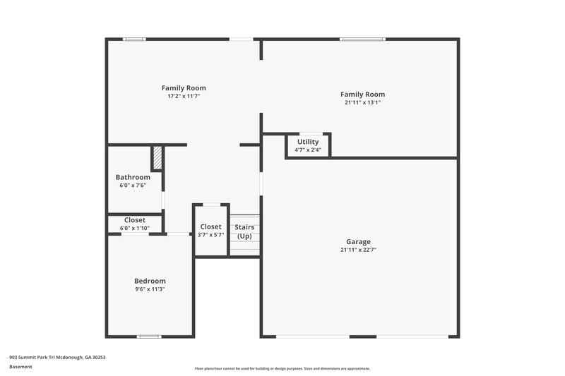 2,000/Mo, 903 Summit Park Trl McDonough, GA 30253 Floor Plan View
