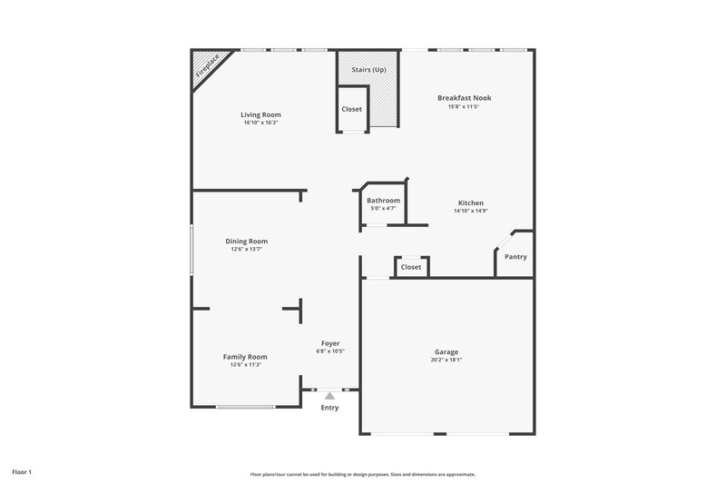 2,350/Mo, 1065 Westmoreland Ln Lawrenceville, GA 30043 Floor Plan View