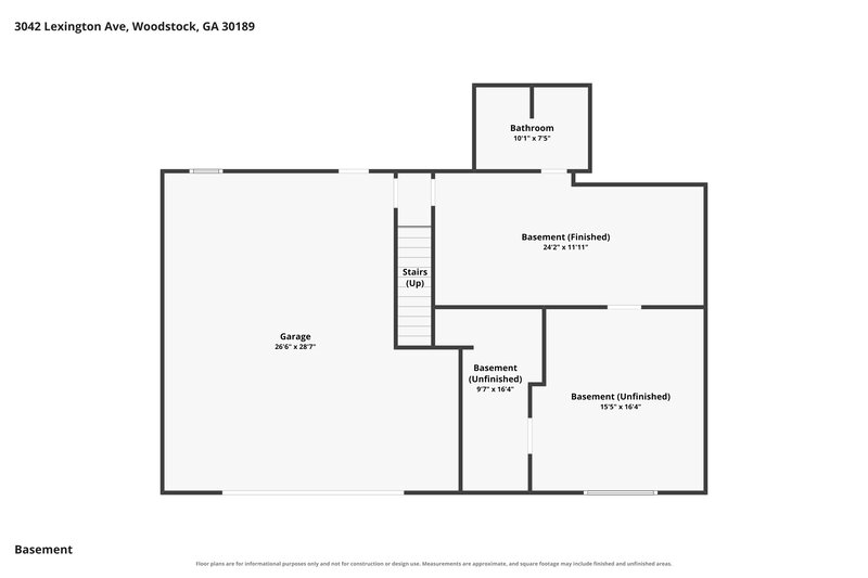 2,430/Mo, 3042 Lexington Ave Woodstock, GA 30189 Floor Plan View