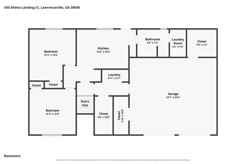 2,415/Mo, 430 Allens Landing Ct Lawrenceville, GA 30045 Floorplan View