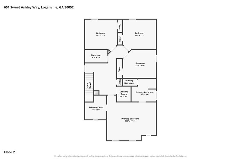 0/Mo, 651 Sweet Ashley Way Loganville, GA 30052 Floor Plan View